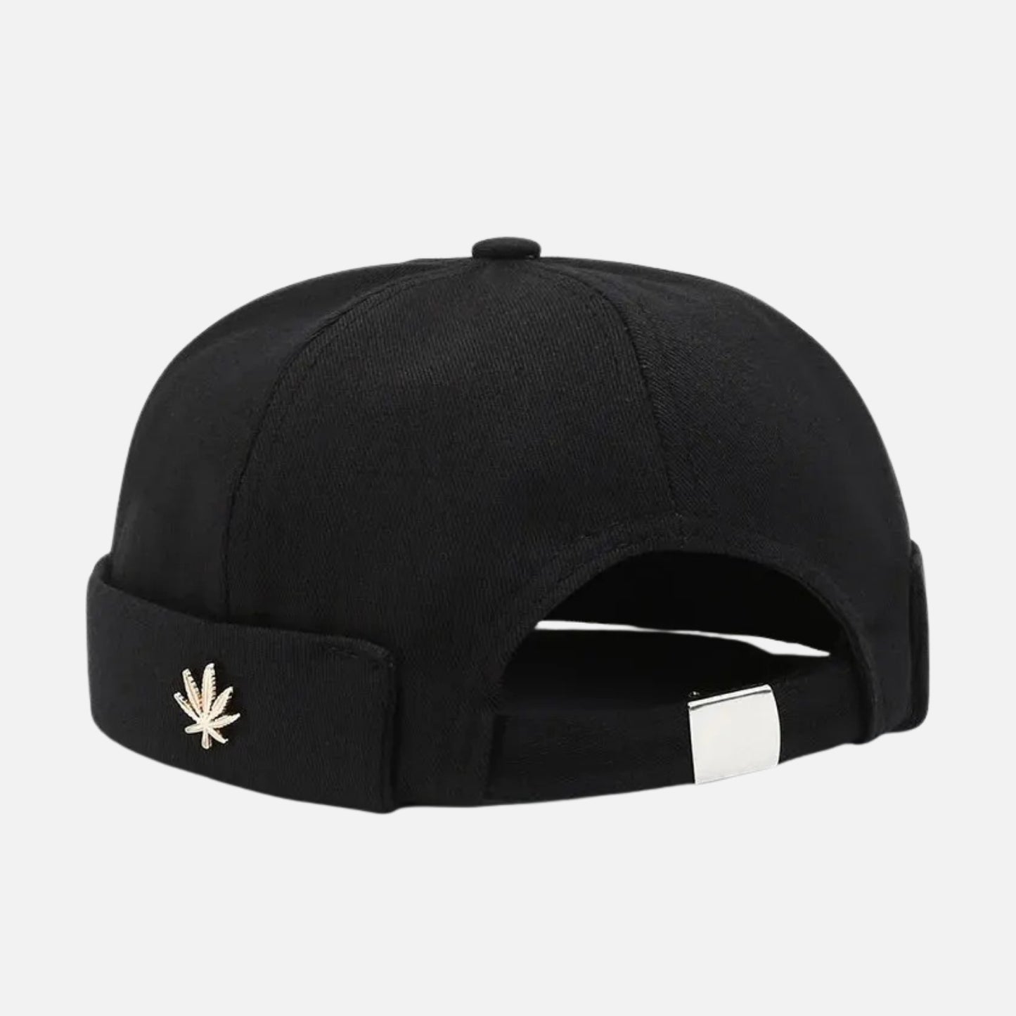 Fisherman Black Beanie