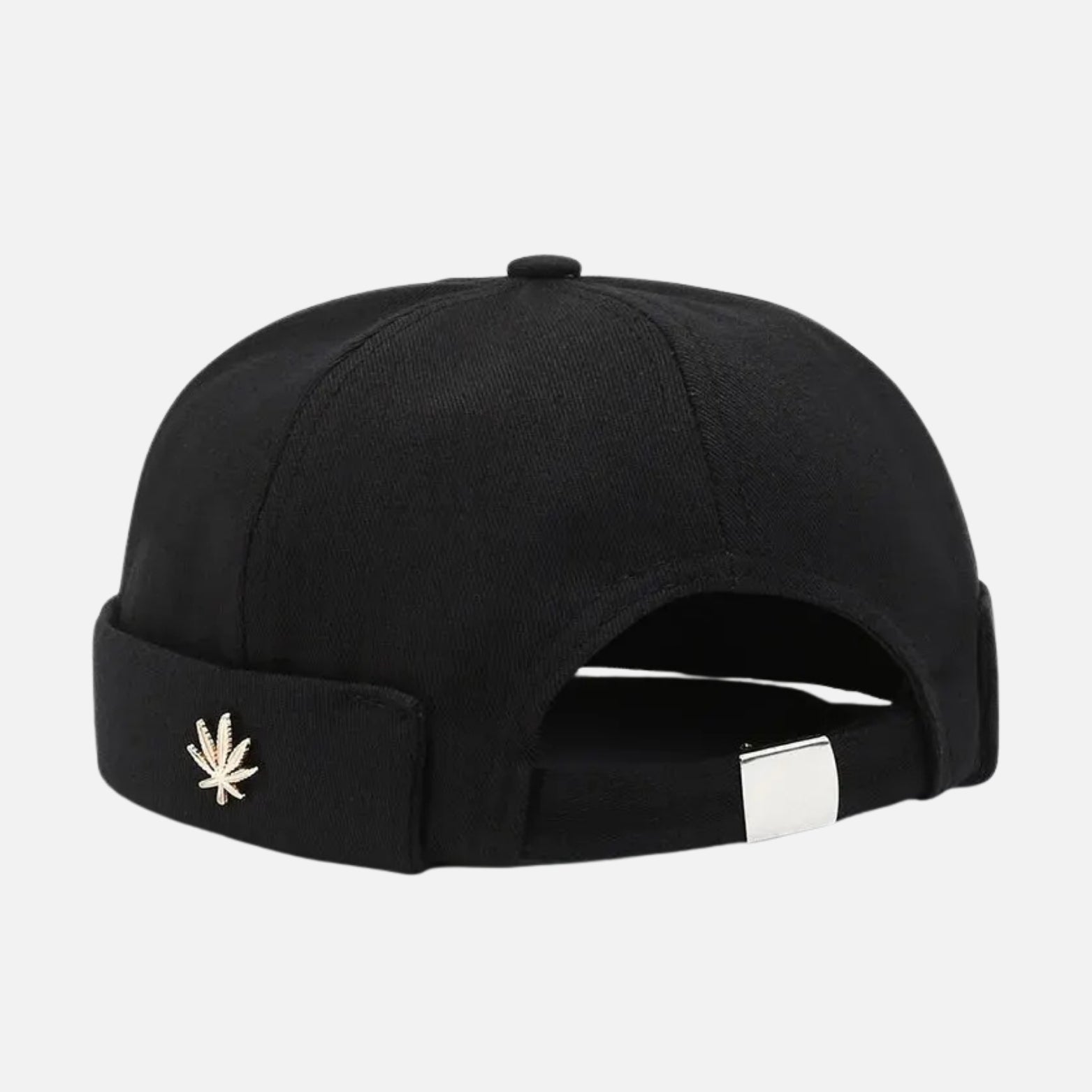 Fisherman Black Beanie