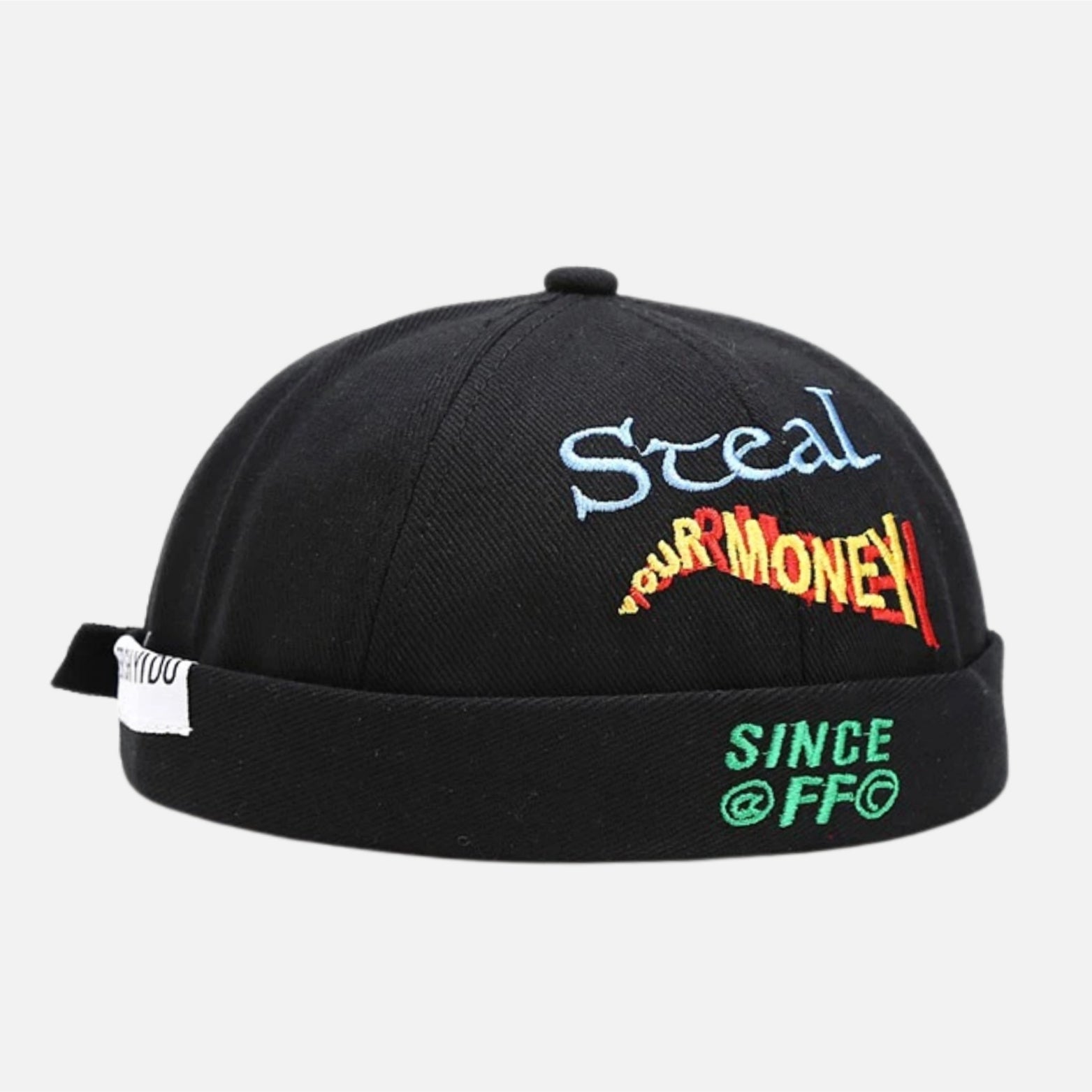 Embroidered Fisherman Beanie