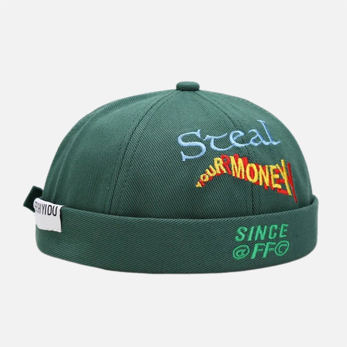 Embroidered Fisherman Beanie