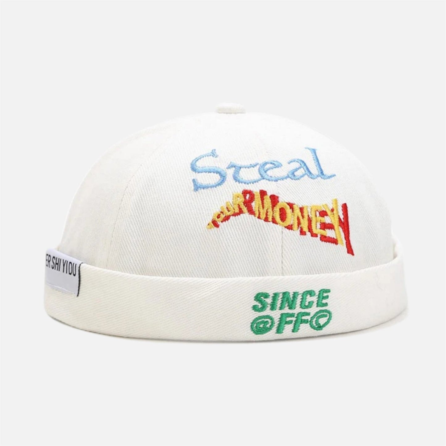 Embroidered Fisherman Beanie