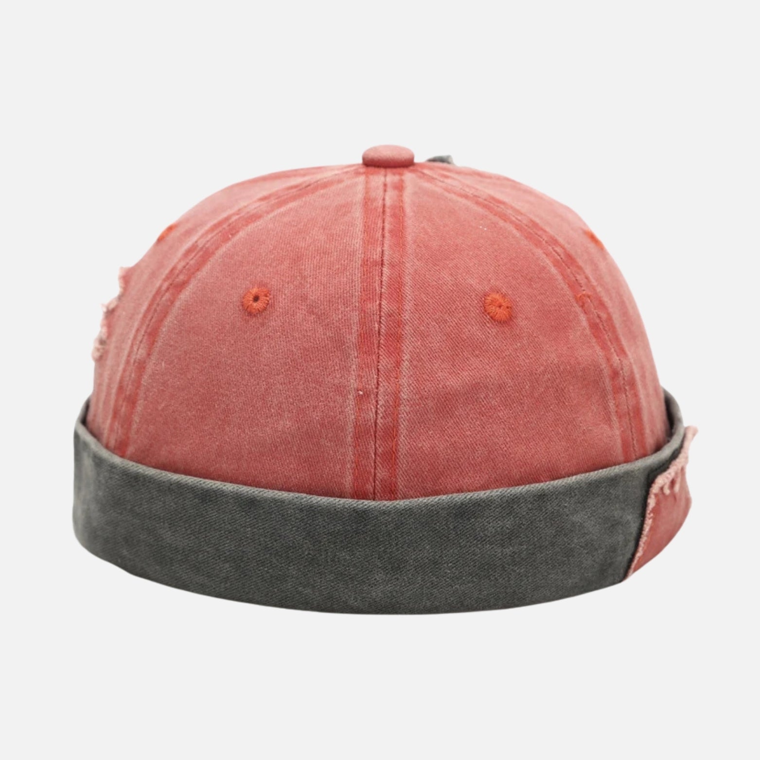 Fisherman beanie red Plain