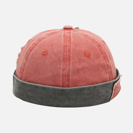 Fisherman beanie red Plain