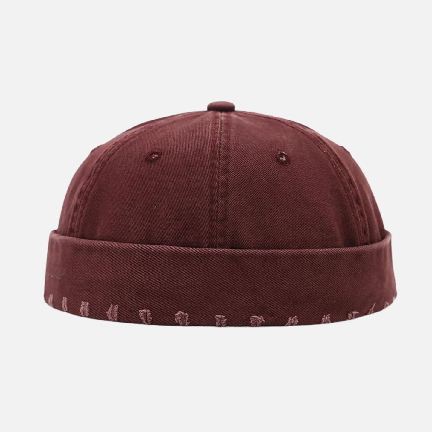 Black fisherman beanie mens