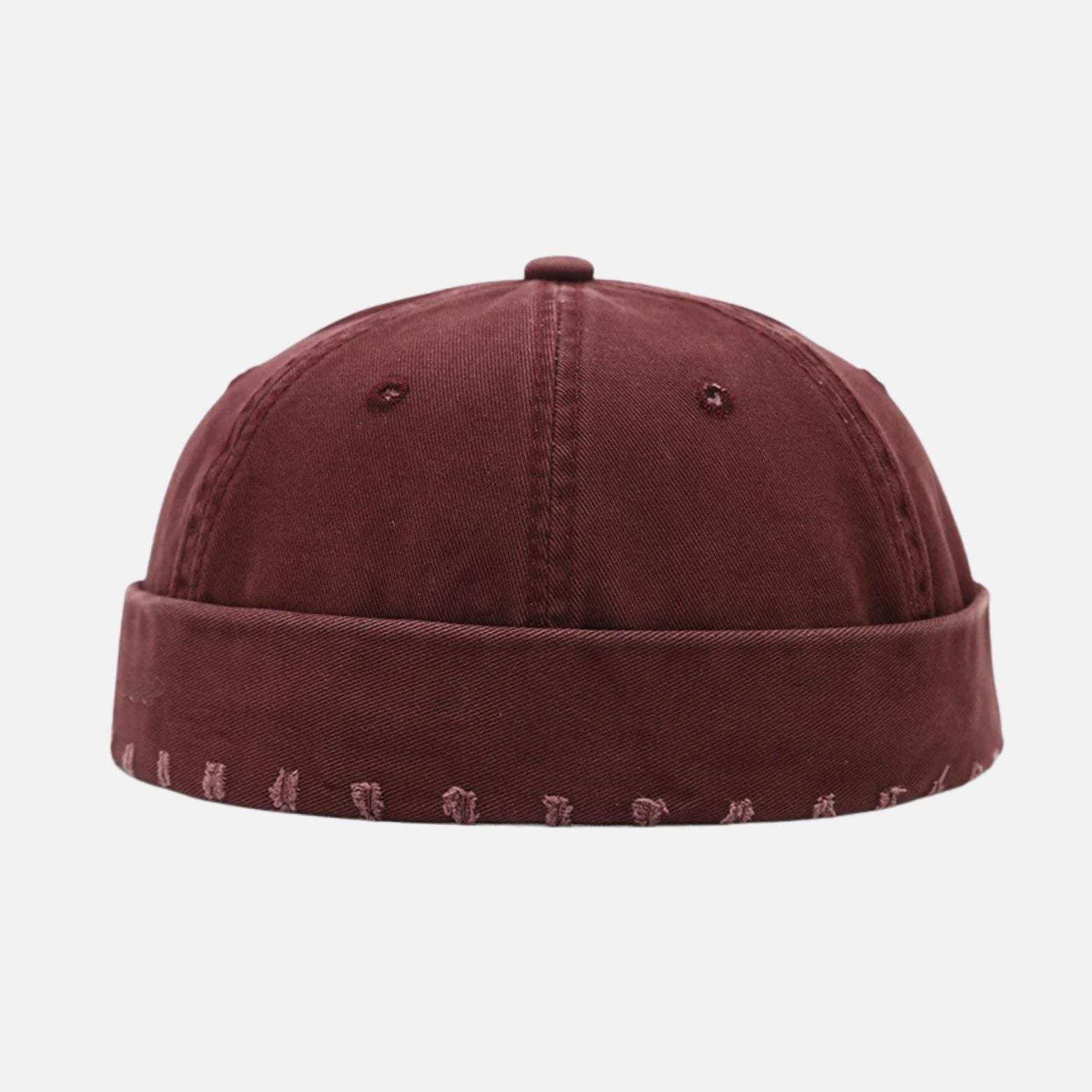 Black fisherman beanie mens