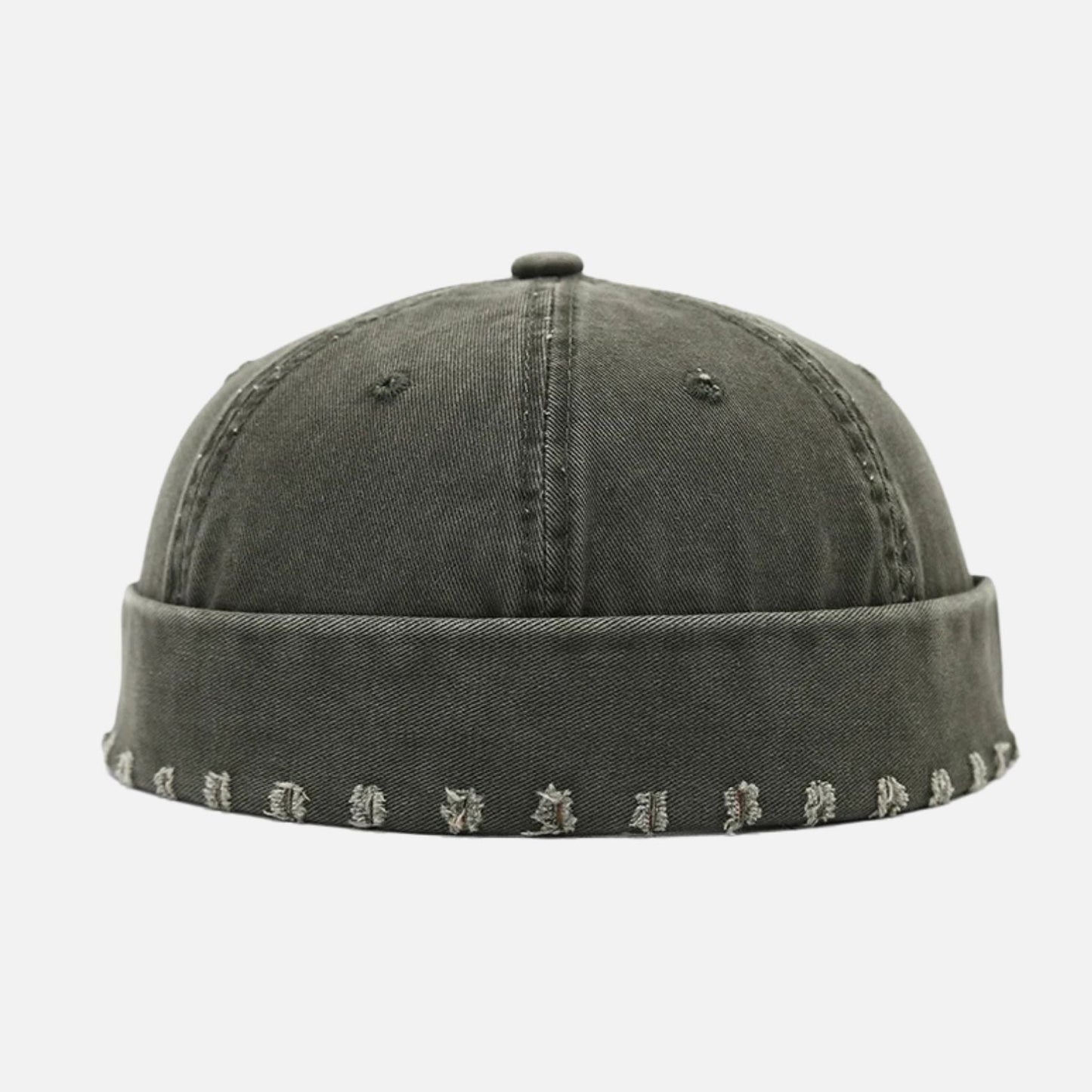 Black fisherman beanie mens
