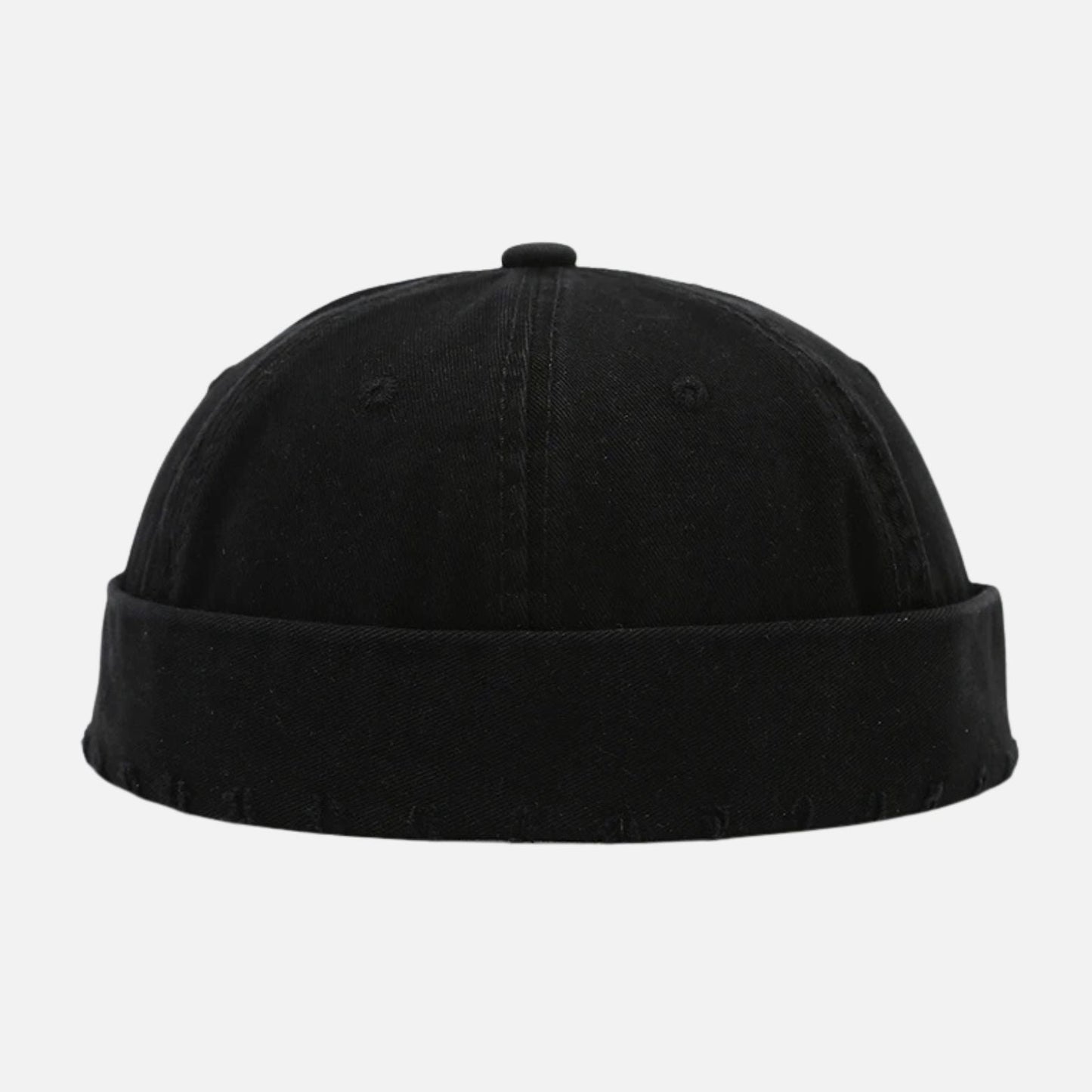 Fisherman beanie brown men