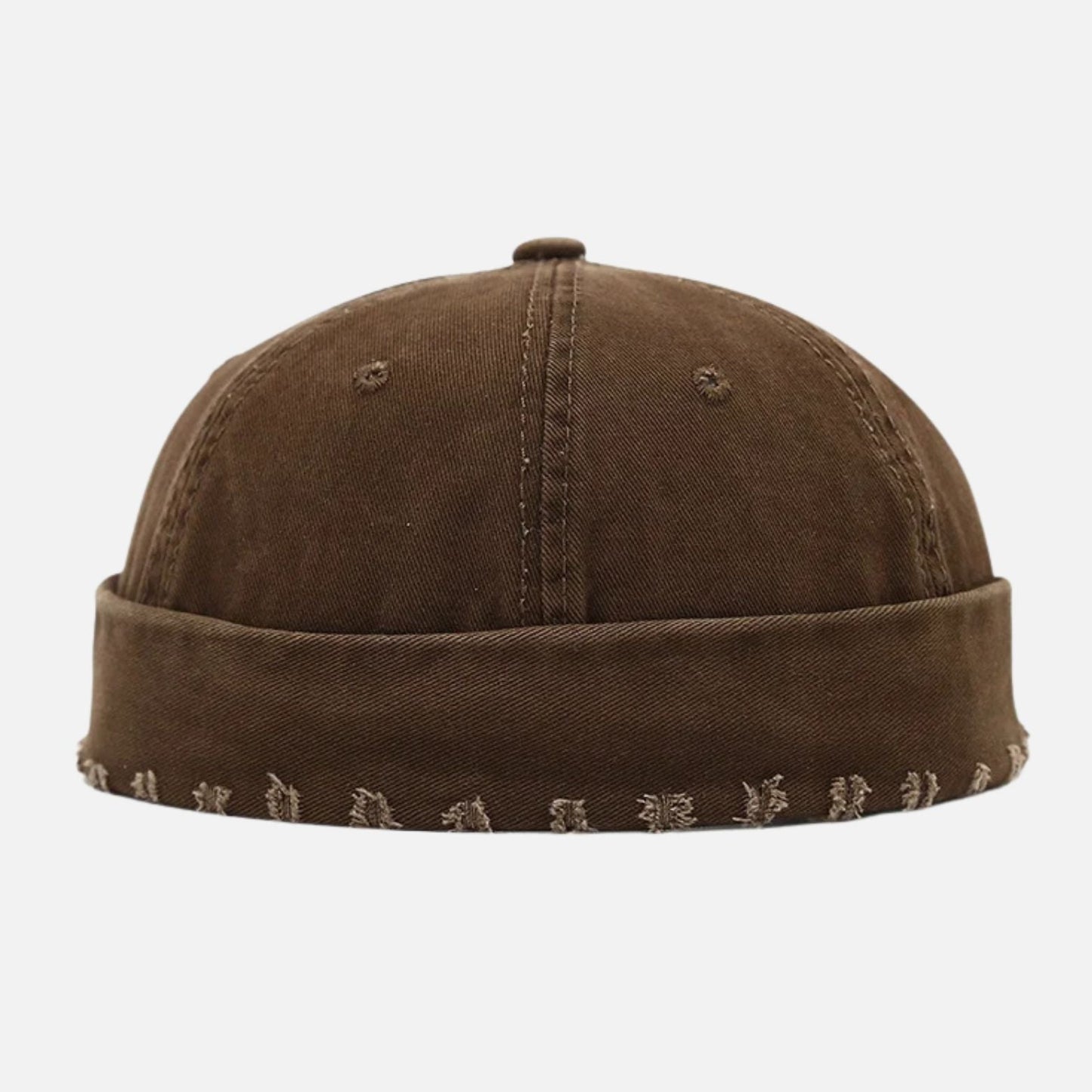 Black fisherman beanie mens