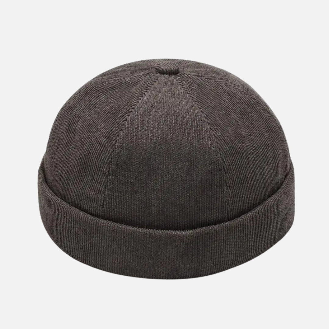 Ribbed fisherman beanie