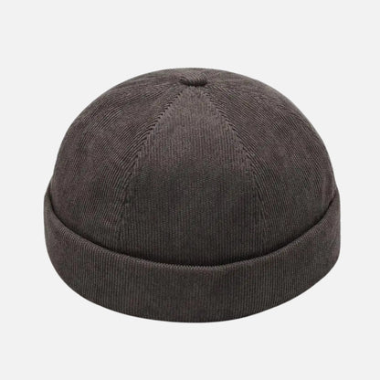 Ribbed fisherman beanie