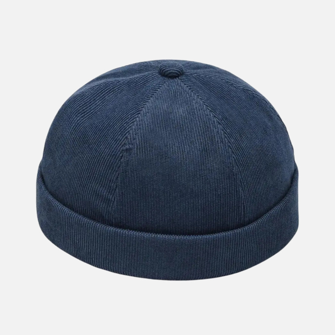 Ribbed fisherman beanie