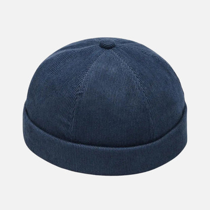 Ribbed fisherman beanie