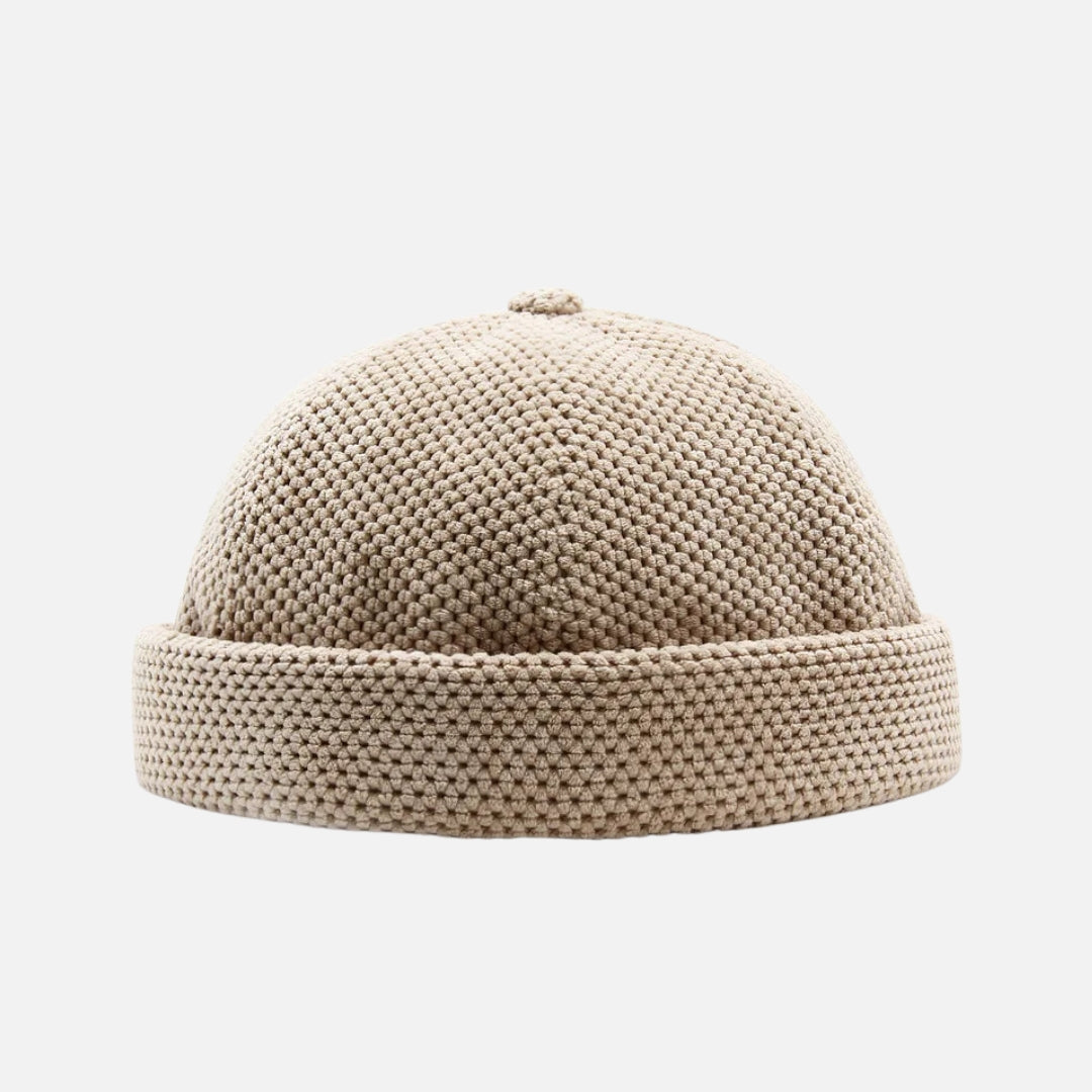 Crochet fisherman beanie