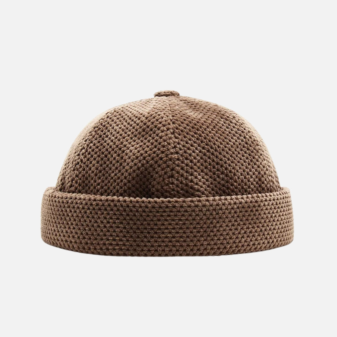 Crochet fisherman beanie