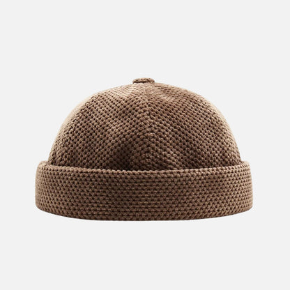 Crochet fisherman beanie