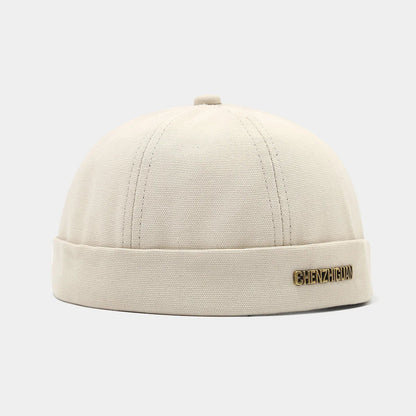 Beige fisherman beanie