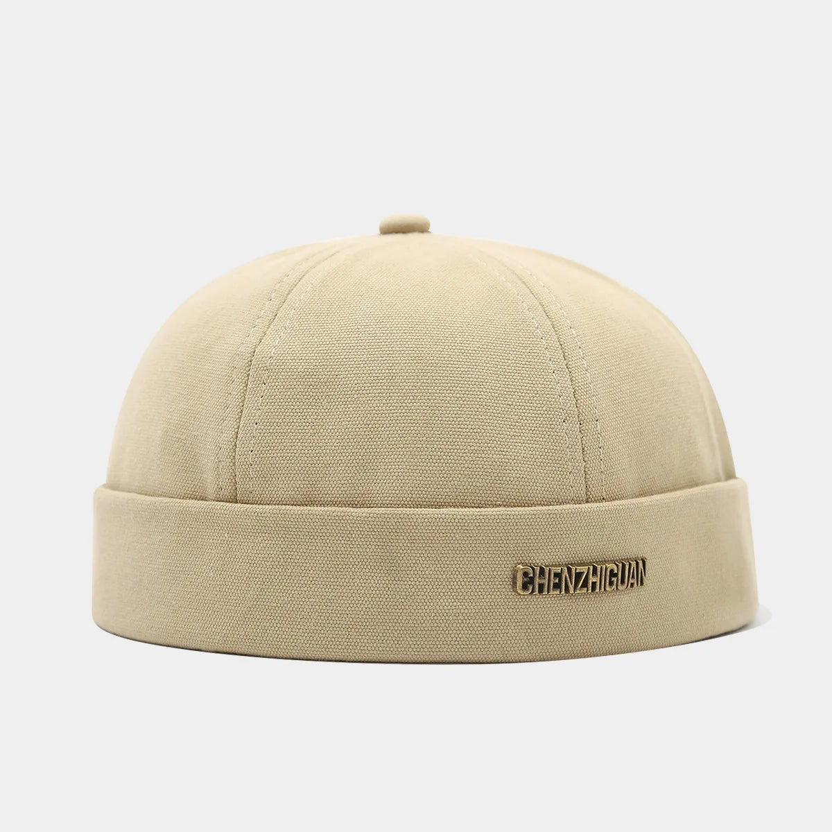 Beige fisherman beanie