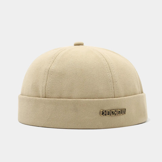 Beige fisherman beanie