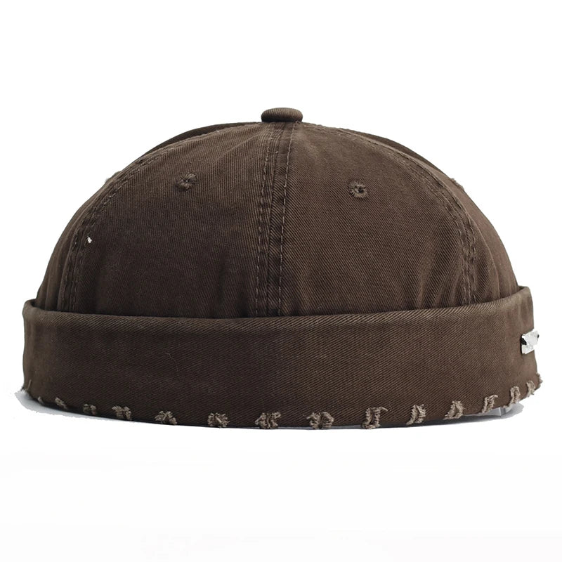 Black fisherman beanie mens