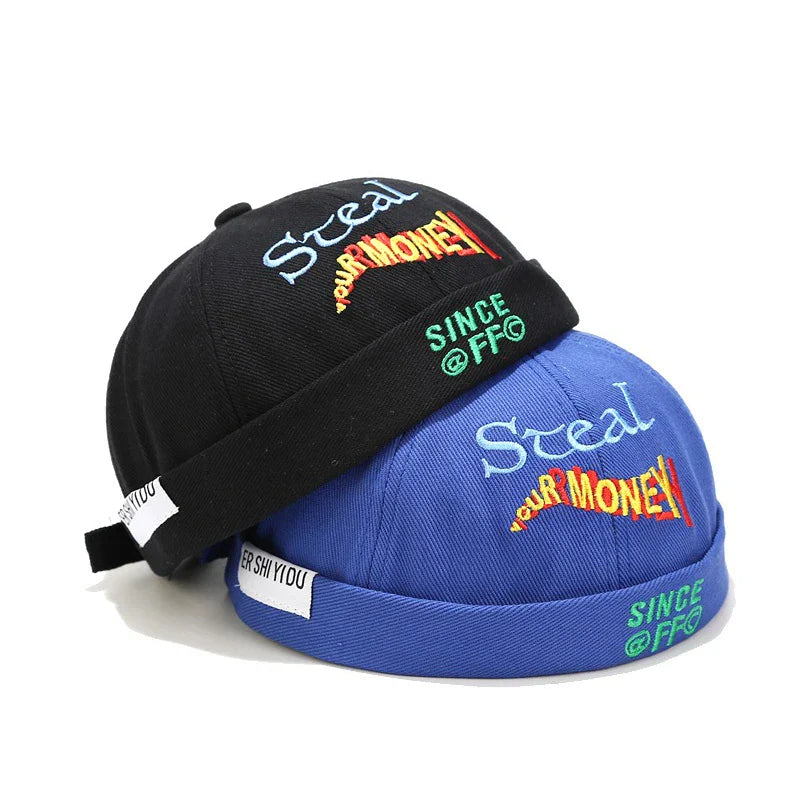 Embroidered Fisherman Beanie