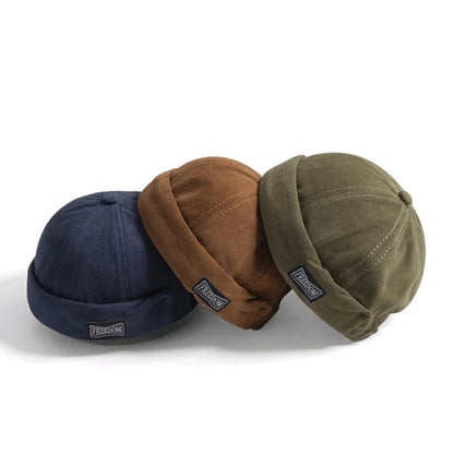 Short beanie for men