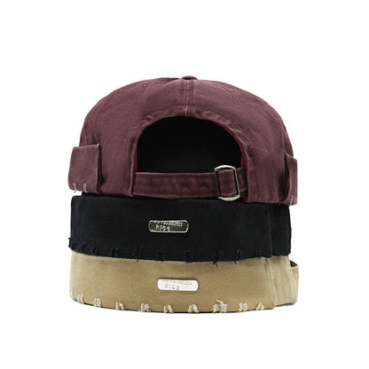 Black fisherman beanie mens