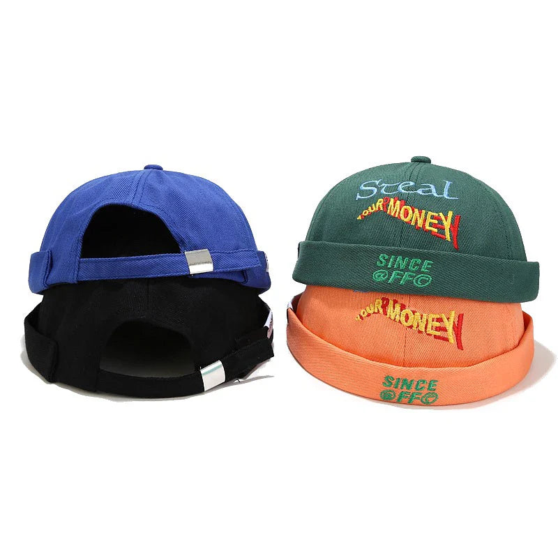 Embroidered Fisherman Beanie