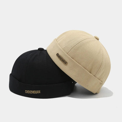 Beige fisherman beanie